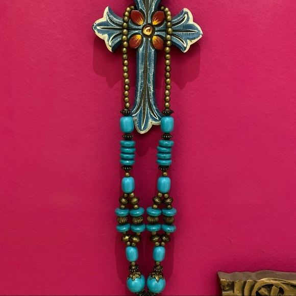 💙 Beautiful Turquoise Antique Finish Necklace - Picture 6 of 9